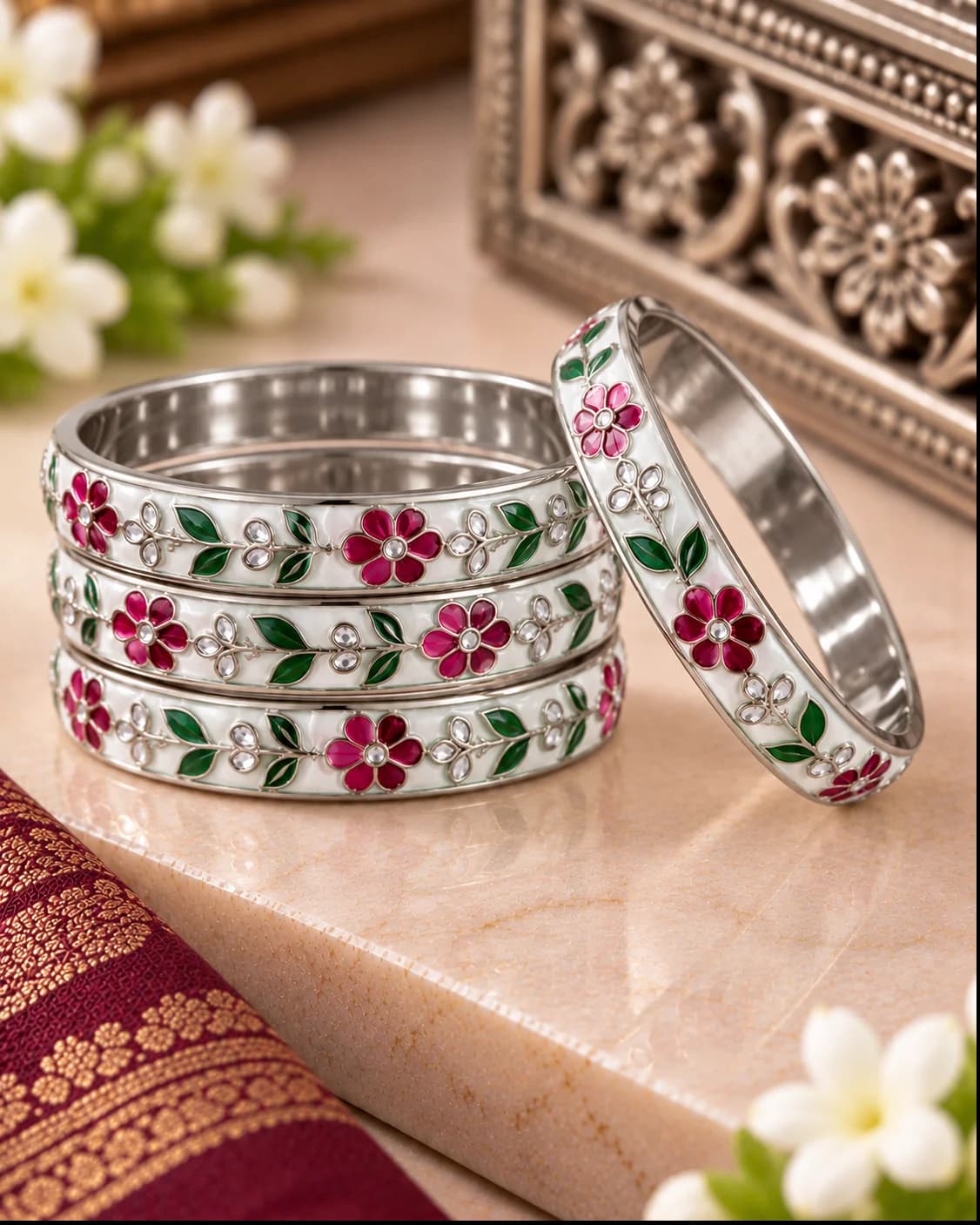 Enamel Bangle Set