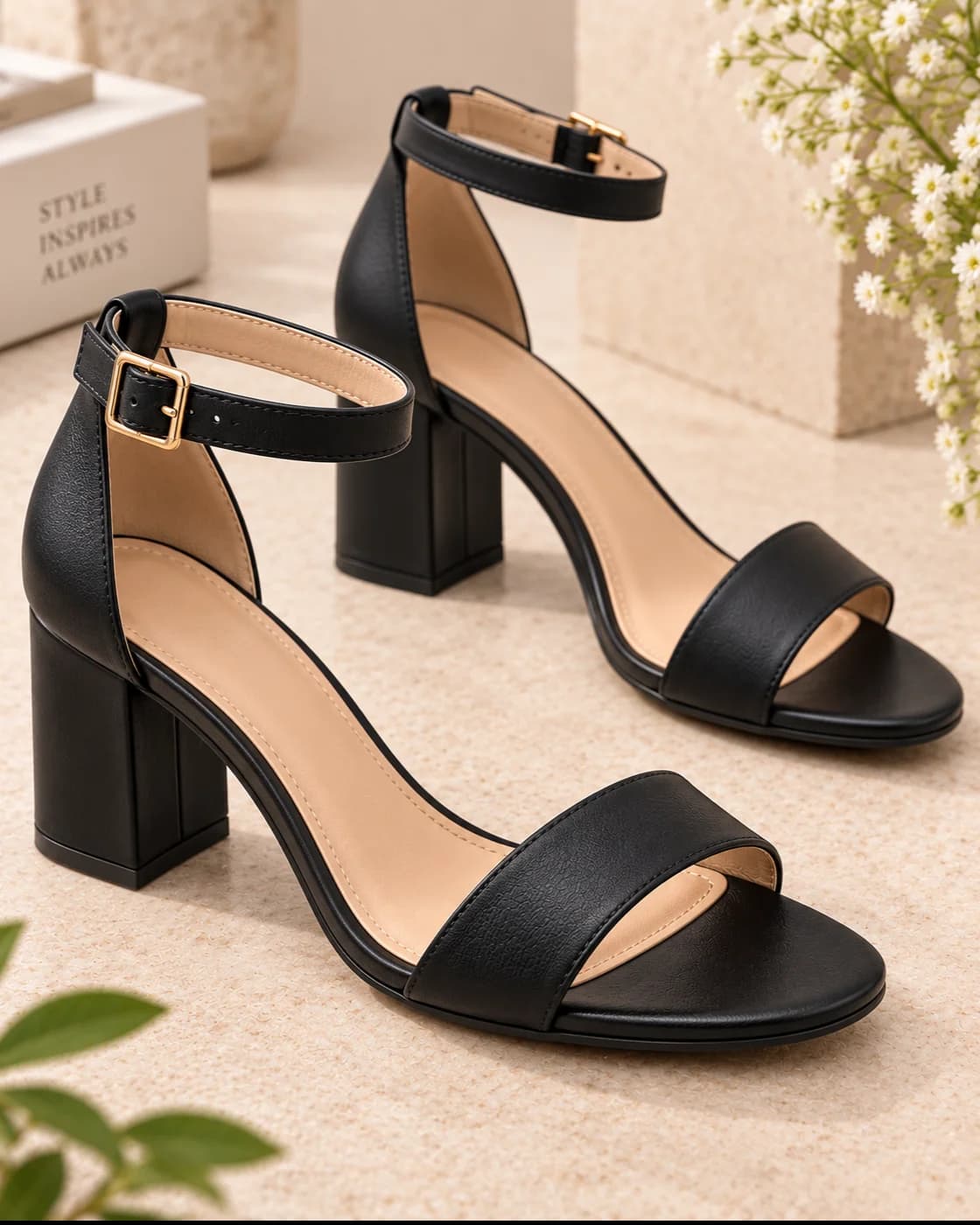 Block Heel Sandals