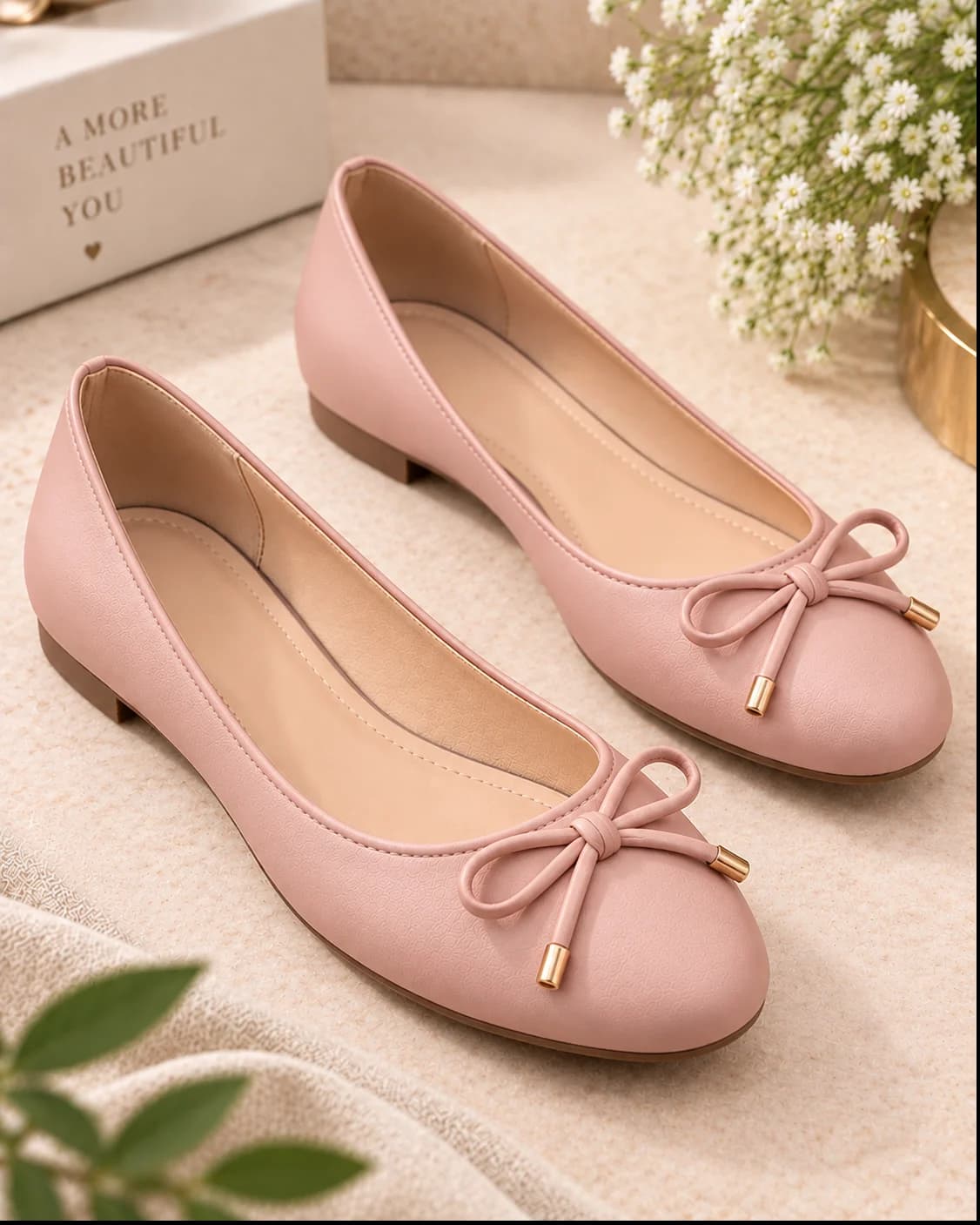 Bow Detail Ballet Flats